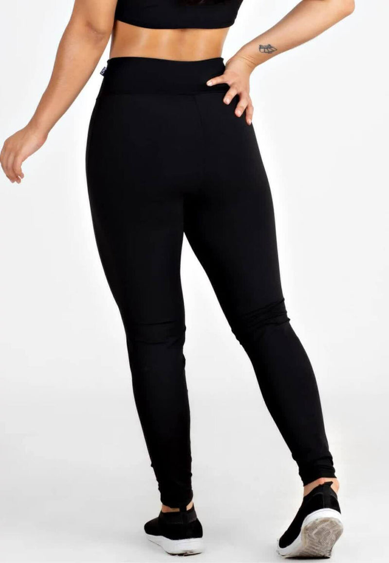 Calça Legging Feminina Cintura Alta Preta Fitness