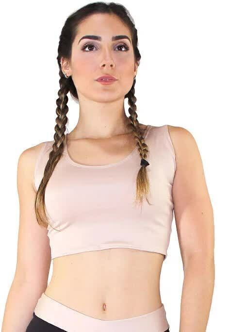 Top Fitness Basic Chocolate Cropped