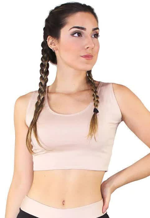 Top Fitness Basic Chocolate Cropped